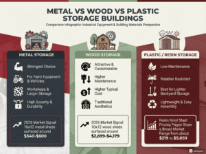 metal vs wood vs plastic