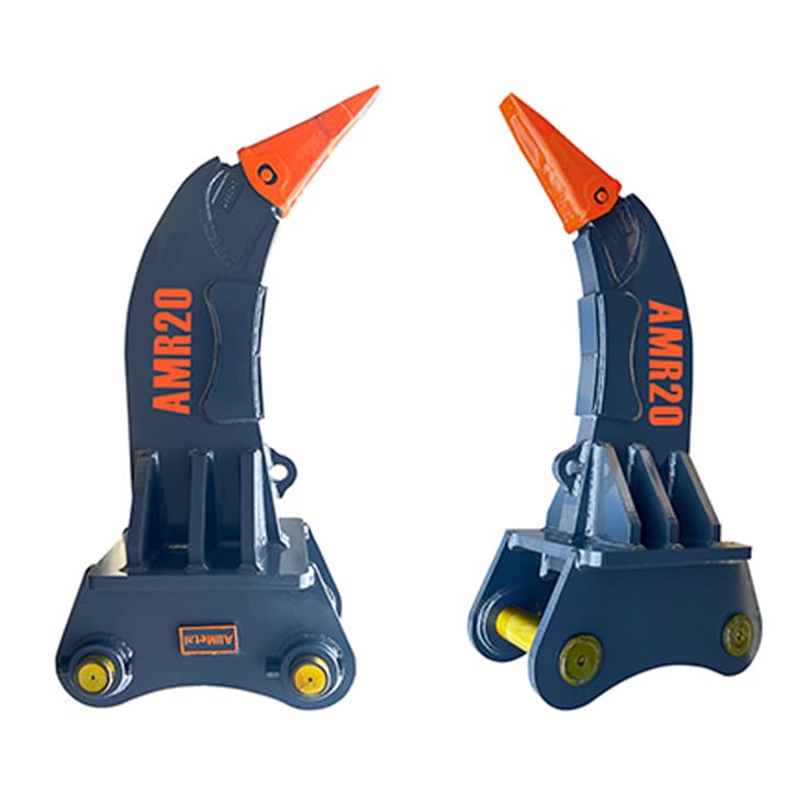 Two blue and orange rocket launchers with 'AMR20' branding on a white background