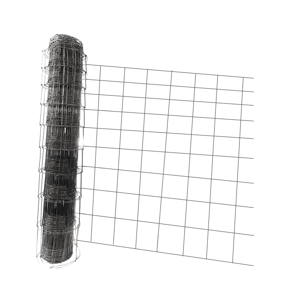 Roll of wire mesh on a white background