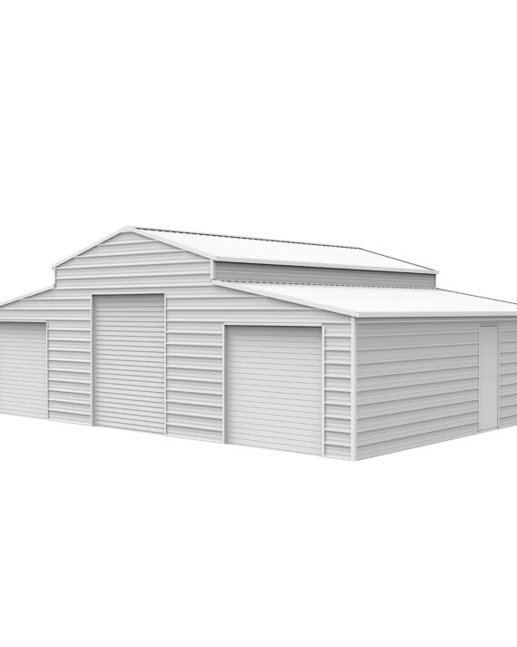 42FT × 30FT × 13FT Metal Storage Shed