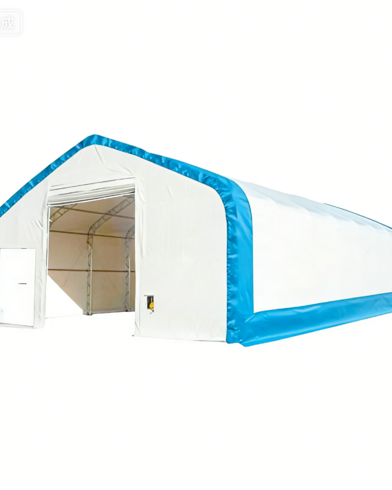 Double Truss Storage Shelter (W70′ × L120′ × H28′)
