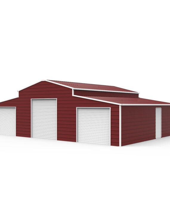 42FT x 30FT Heavy-Duty Metal Storage Shed – Weather-Resistant Steel Structure for Home & Farm Use