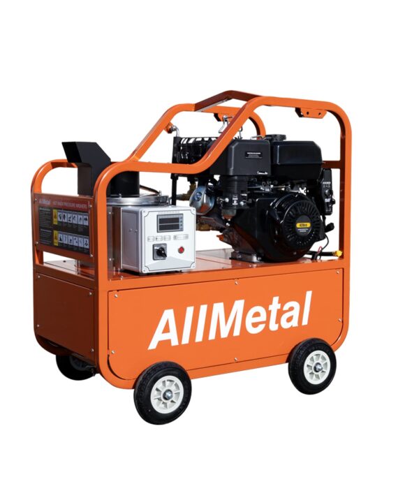 Orange AllMetal generator on a white background
