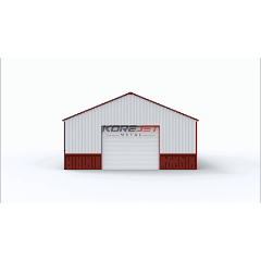 51FT × 31FT × 18FT Heavy-Duty Steel Garage Shed