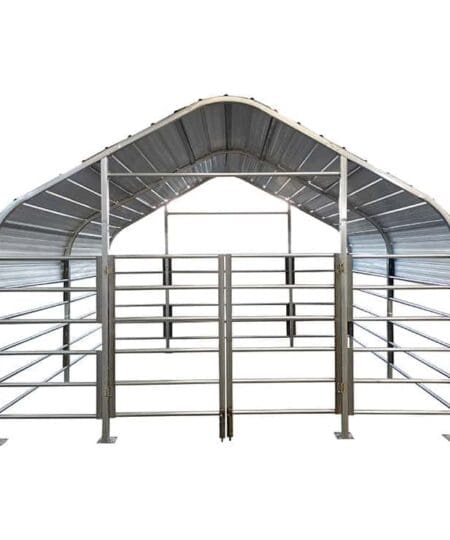 13FT x 13FT Livestock Shelter – Heavy-Duty All-Steel Animal Tent (Model K1310)