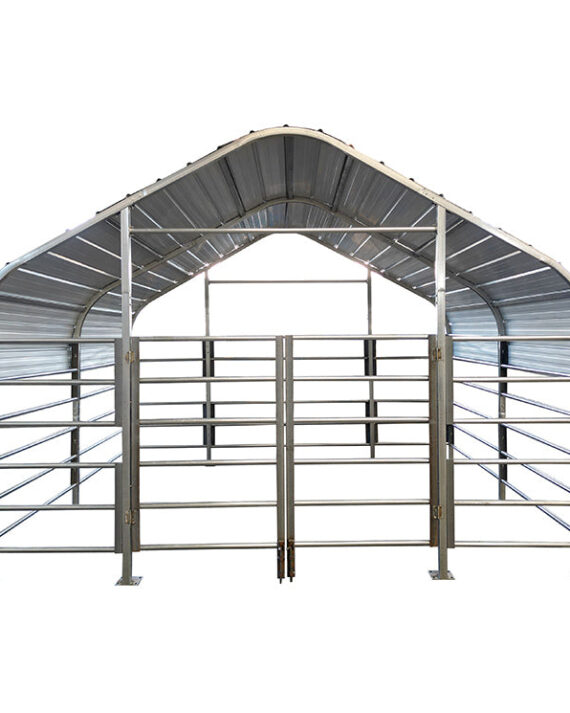 13FT x 13FT Livestock Shelter – Heavy-Duty All-Steel Animal Tent (Model K1310)