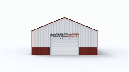 51FT × 31FT × 18FT Heavy-Duty Steel Garage Shed