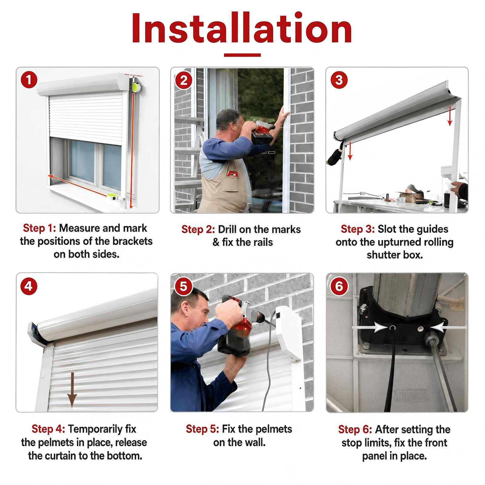 Manual Rolling Shutter Door (2.6m × 2.6m / 102″ × 102″) - Image 7