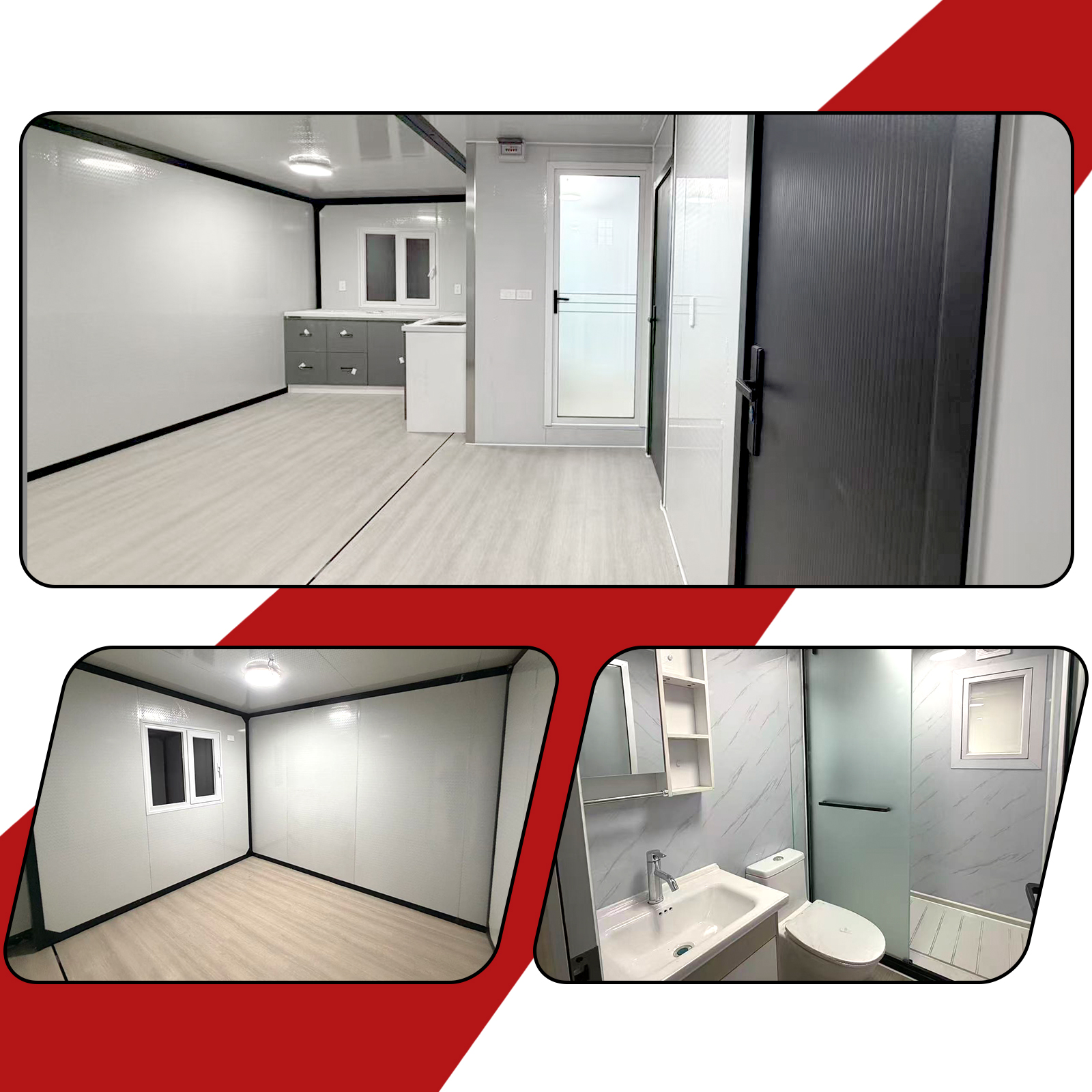 Prefab Modular Tiny Foldable Home - Two Bedrooms, One Living Room - Image 4