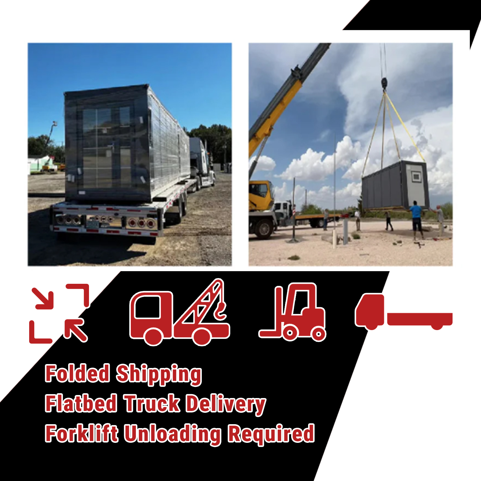 Prefab Modular Tiny Foldable Home - Two Bedrooms, One Living Room - Image 5