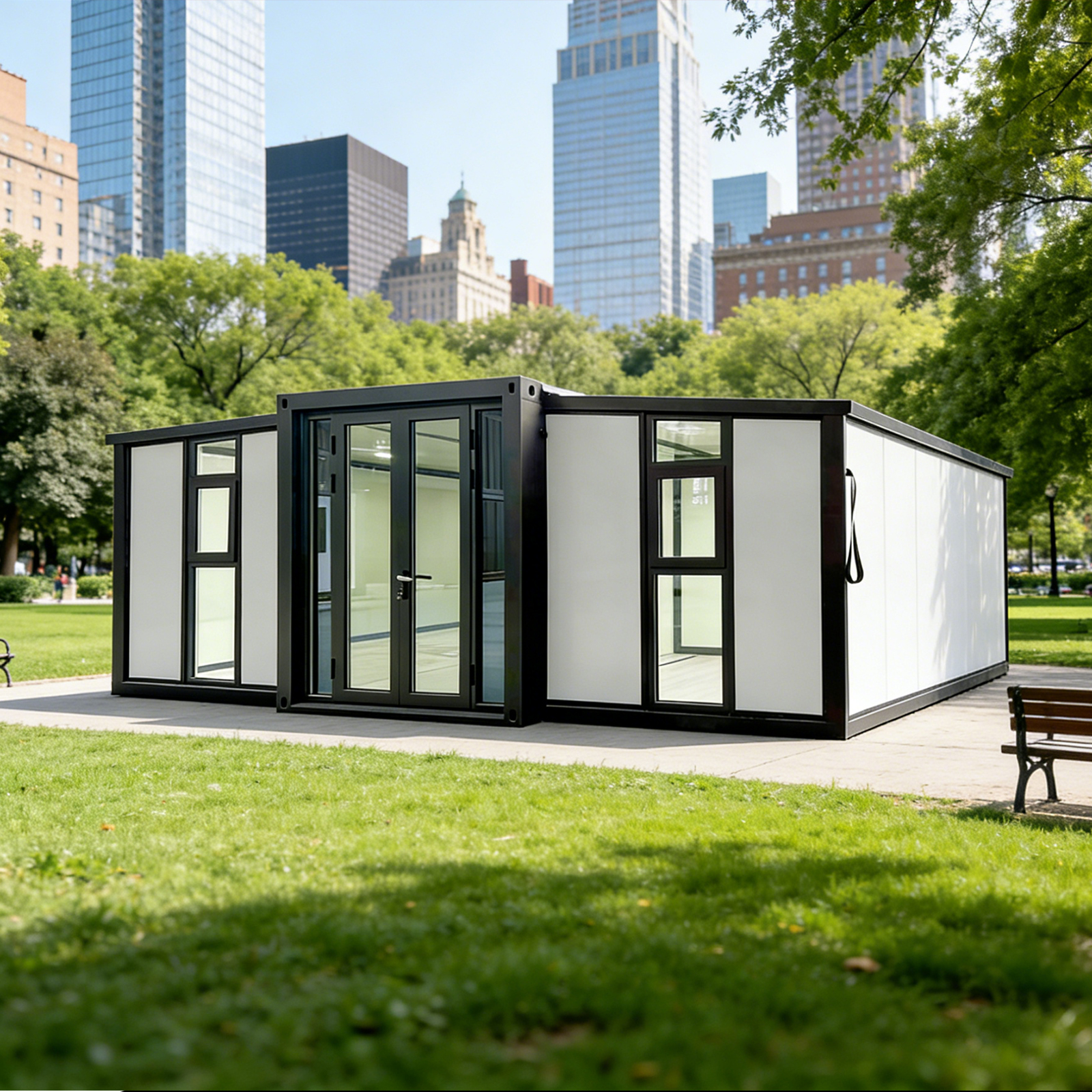 Prefab Modular Tiny Foldable Home - Two Bedrooms, One Living Room - Image 6