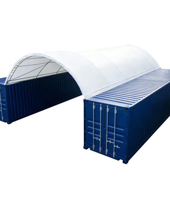 Single Truss Arch Storage Shelter 35.2′ × 39.9′ × 16.4′,  7 Trusses