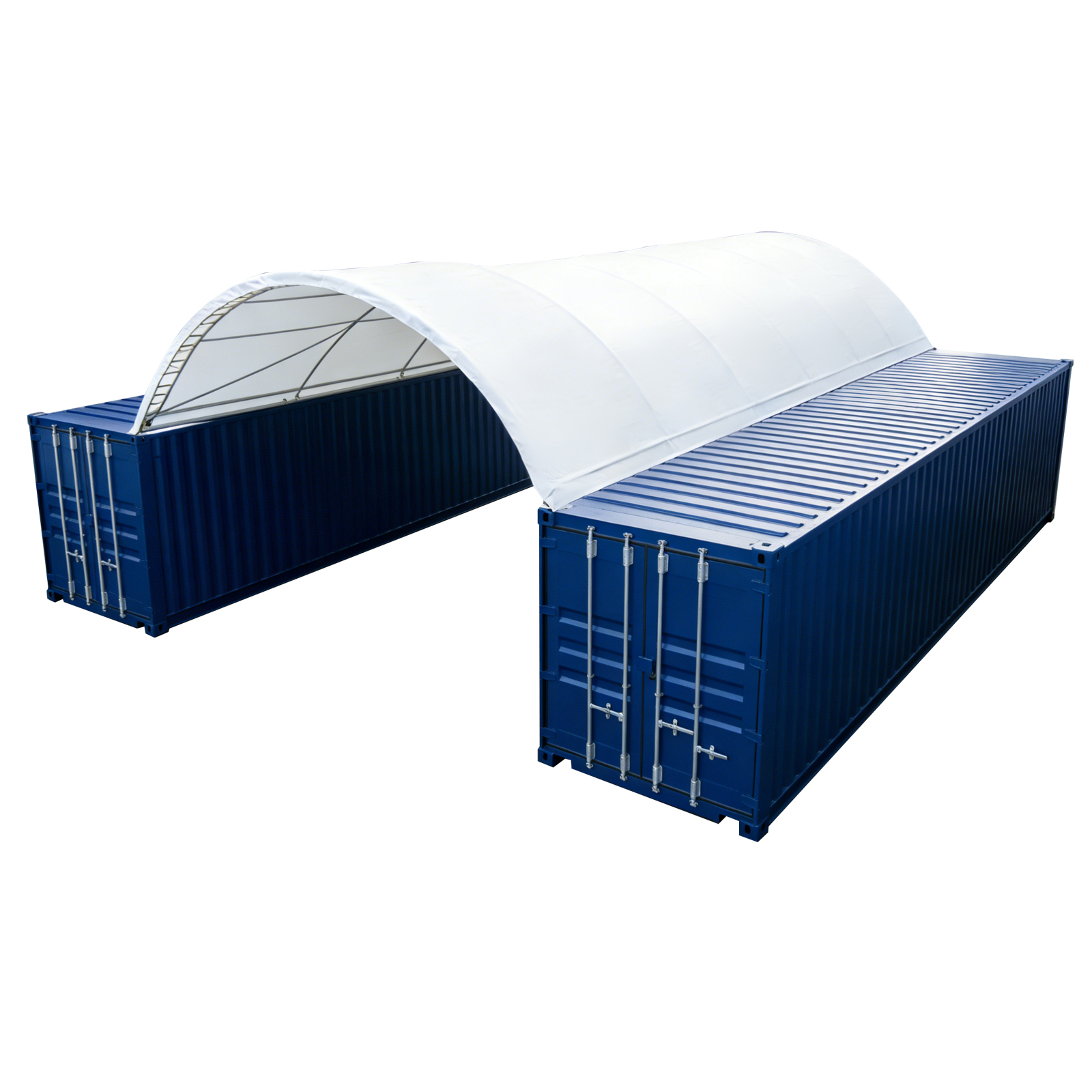 Single Truss Arch Storage Shelter 35.2′ × 39.9′ × 16.4′,  7 Trusses
