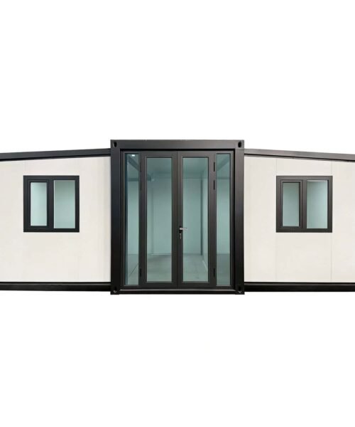 19ft x 20ft Portable Tiny Expandable  Insulated Prefab Modular Home — 2BR+1LR, Kitchen & Bathroom