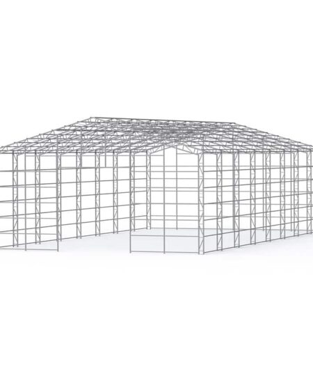 80FT × 40FT × 21FT Peak, 14-Gauge Frame,Heavy-Duty Prefabricated Steel Structure