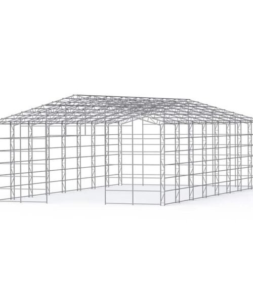 80FT × 40FT × 21FT Peak, 14-Gauge Frame,Heavy-Duty Prefabricated Steel Structure